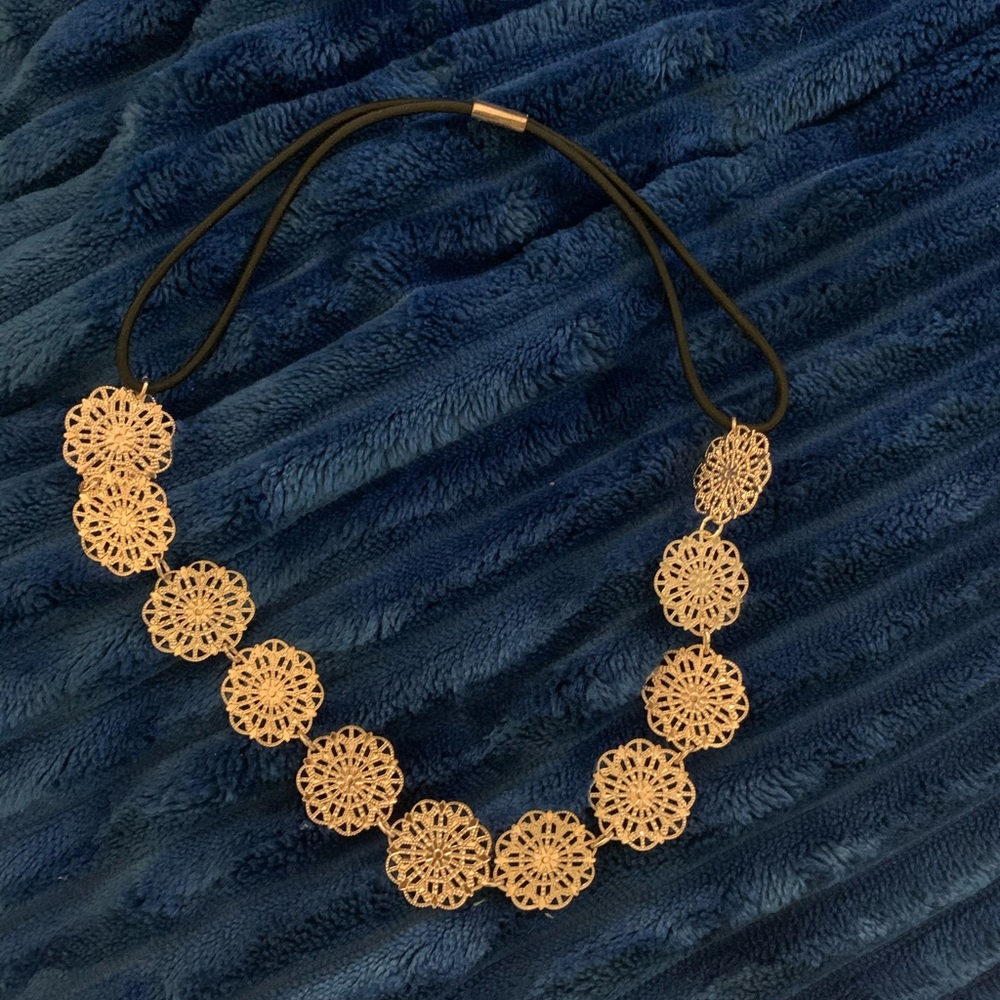 Gold Floral Headband
